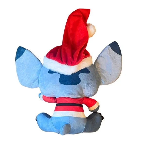 Stitch Disney Dog Toy Gift Set 2 Squeaky Plush 18"H & 8"H Blanket & Basket New - Picture 11 of 12